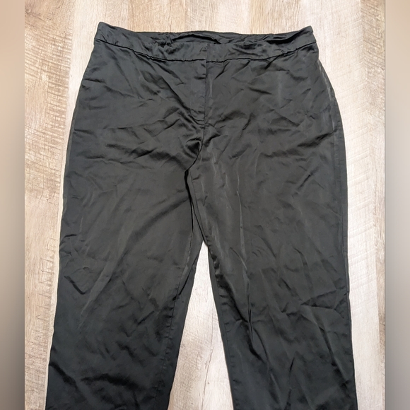 Eileen Fisher Dark Green Pants - Picture 2 of 7